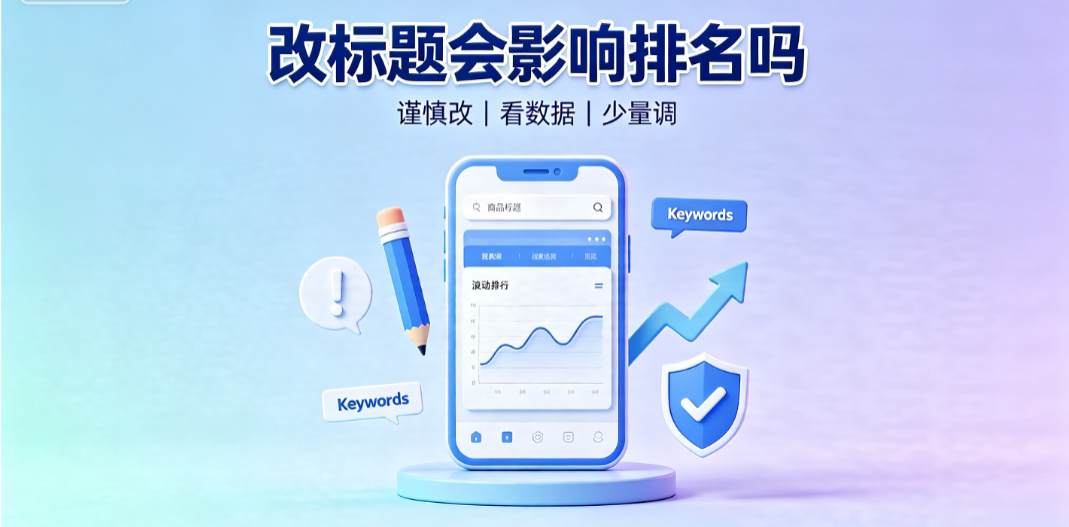 淘宝宝贝标题优化技巧有哪些?改标题排名会影响吗?