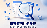 淘宝开店怎么注册?步骤是什么?