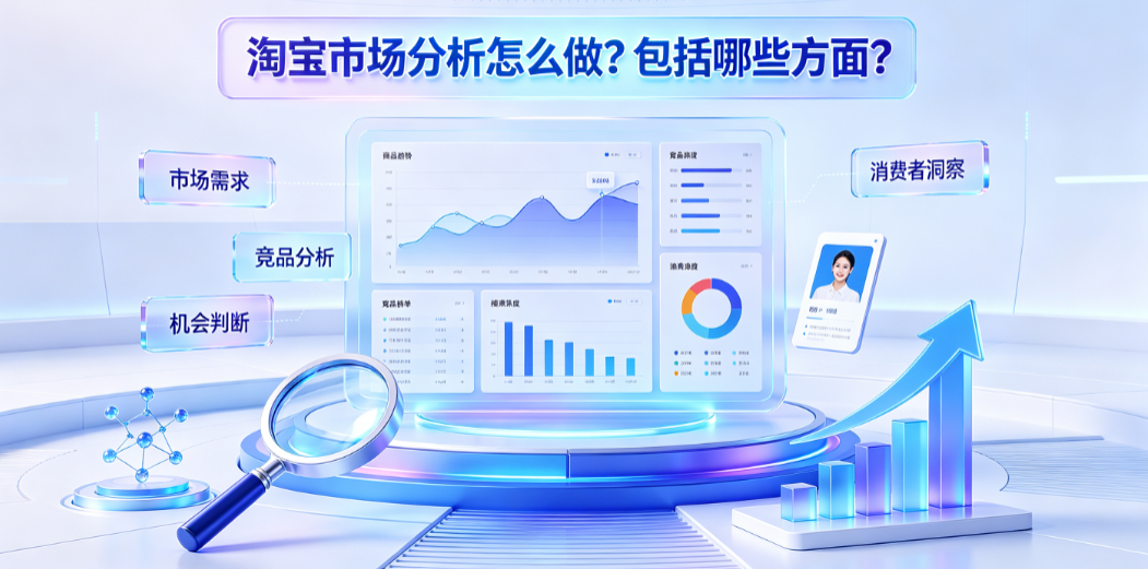 淘宝市场分析怎么做?包括哪些方面?_数据化运营指南