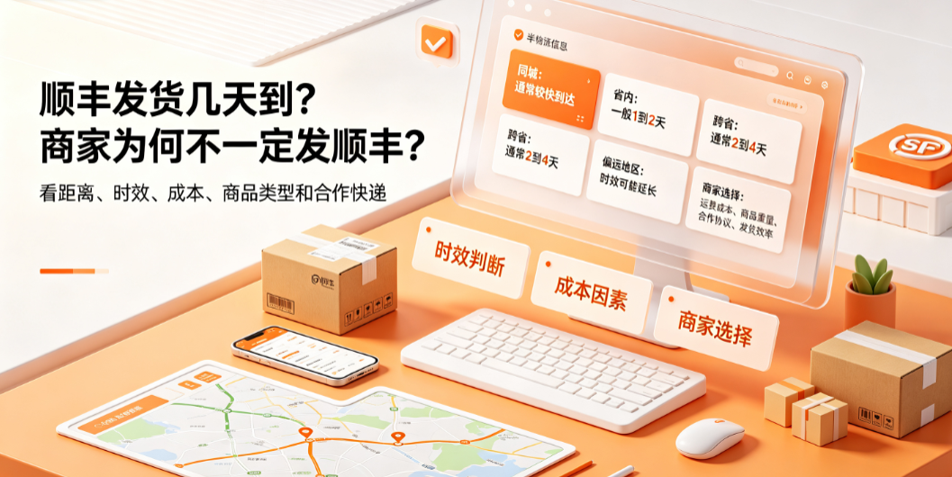 淘宝顺丰发货一般几天到货?为啥商家不发顺丰?