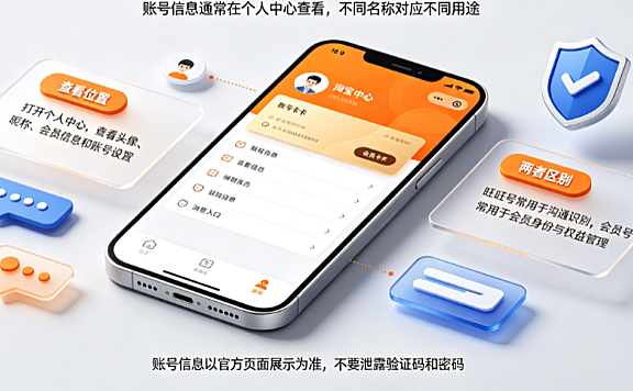 淘宝账号在哪里看?旺旺号和会员号一样吗?官方查询与账号管理指南
