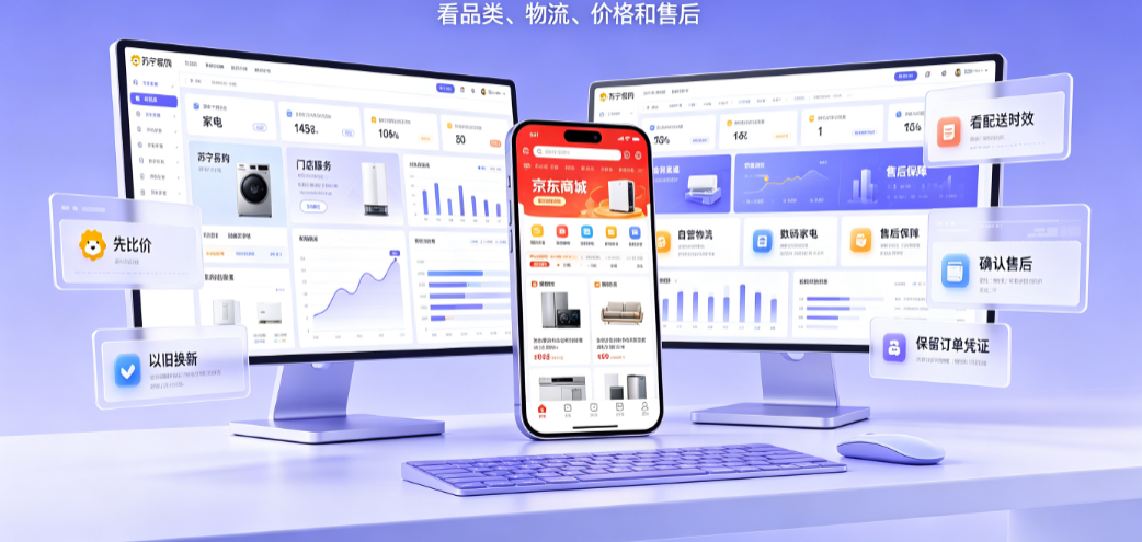 苏宁易购与京东商城的区别有哪些?哪个更好?