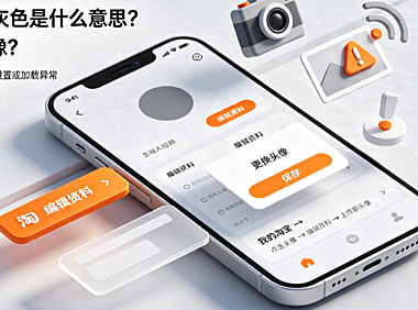 淘宝头像灰色是什么意思?怎么改头像?
