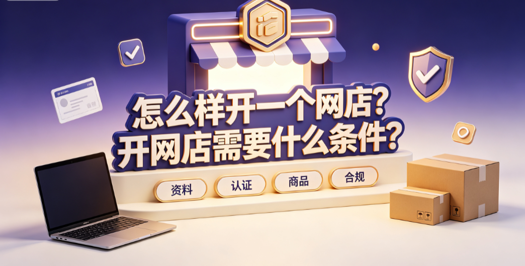 怎么样开一个网店?开网店需要什么条件?