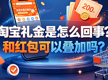 淘宝礼金是怎么回事?和红包可以叠加吗？规则与叠加指南