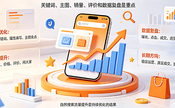 淘宝怎么提升自然搜索流量?要怎么做?电商运营实操指南