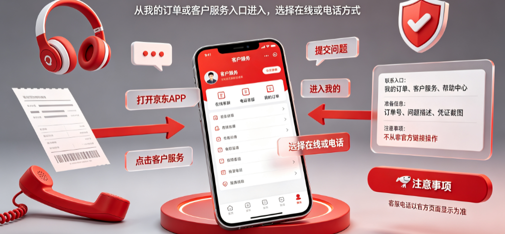 怎么联系客服京东？怎么联系京东店铺？