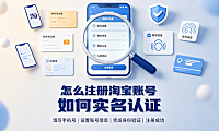 怎么注册淘宝账号?如何实名认证?