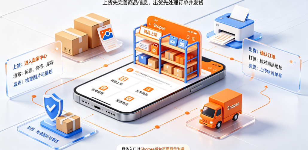虾皮店铺怎么出货与上货?如何上货?