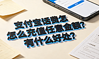 支付宝话费怎么充值任意金额?有什么好处?