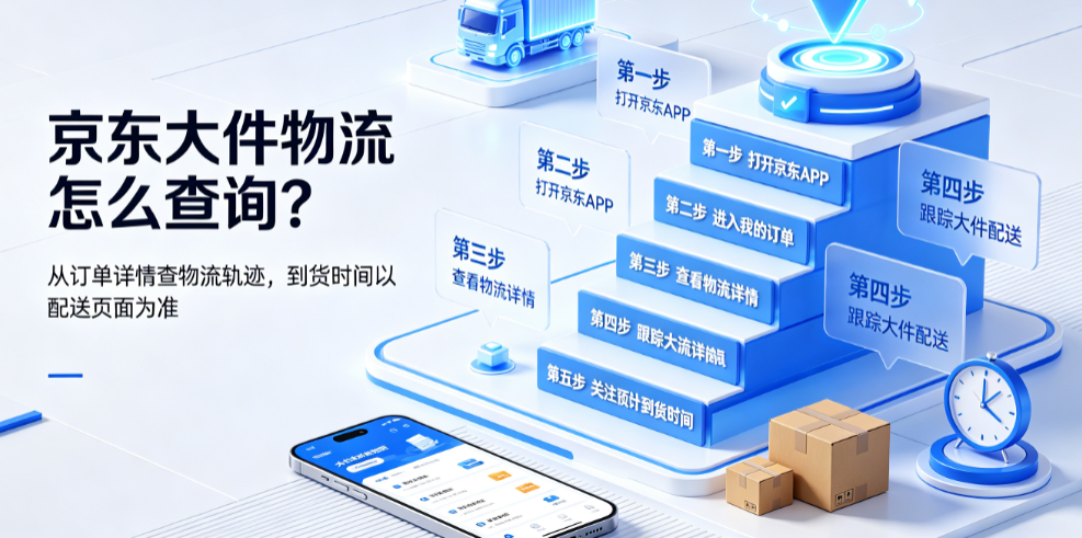 京东大件物流怎么查询?一般几天到货?