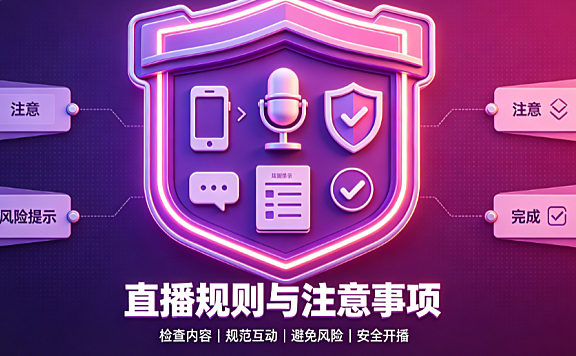 抖音直播该注意的规则有什么?附直播注意事项
