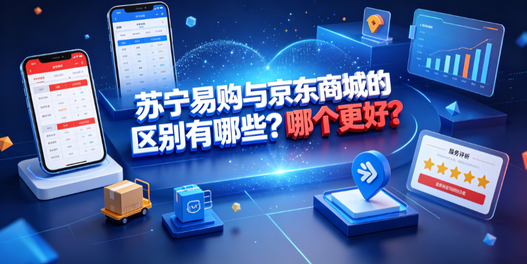 苏宁易购与京东商城的区别有哪些?哪个更好?全维度对比指南
