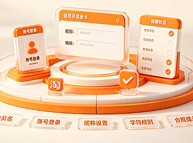 淘宝会员名就是淘宝账号吗取名规则是什么操作指南