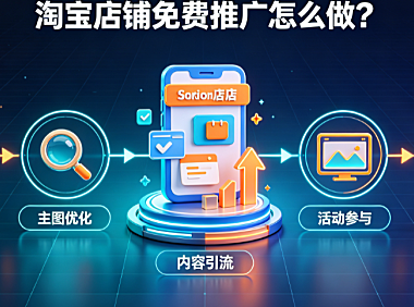 淘宝店铺怎么免费推广?有何技巧?_自然流量增长指南