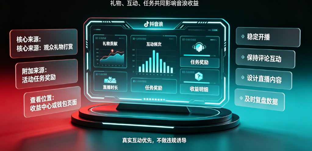 抖音音浪是怎么赚来的？怎么获得？