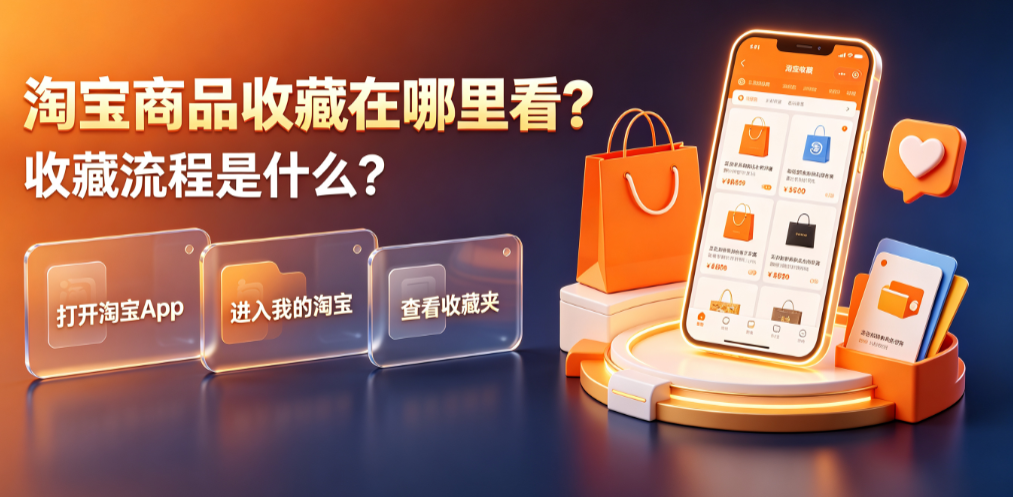淘宝商品收藏在哪里看?收藏流程是什么?