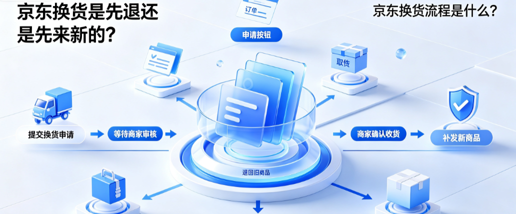 京东换货是先退还是先来新的?京东换货流程是什么?