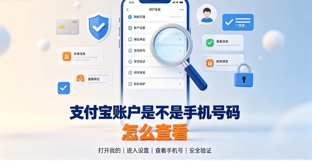 支付宝账户是不是手机号码?怎么查看?