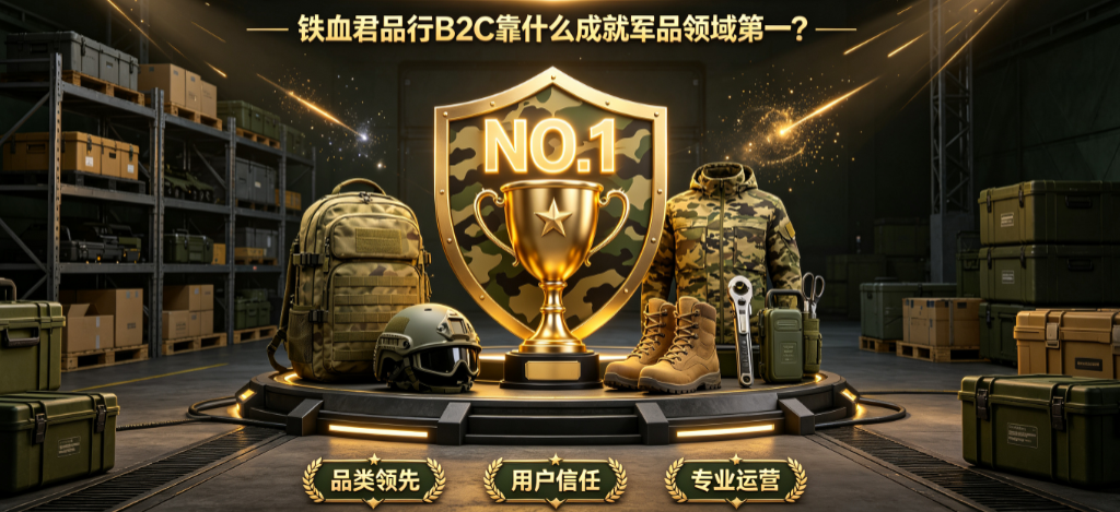 铁血君品行B2C靠什么成就军品领域第一?