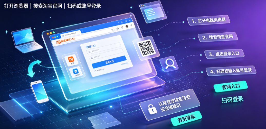 淘宝网页版入口在哪里?买东西注意事项?全解析