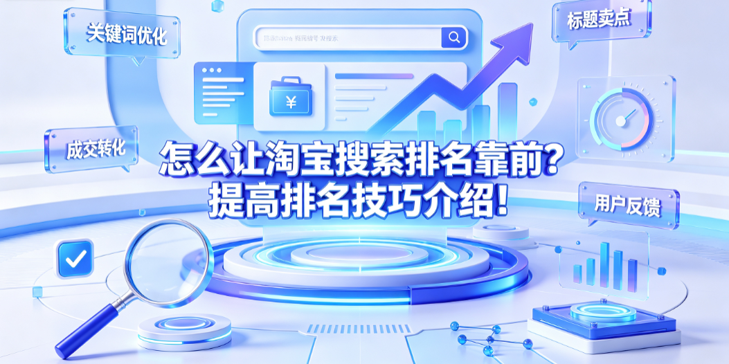 怎么让淘宝搜索排名靠前?提高排名技巧介绍!_搜索权重优化指南