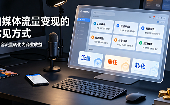 自媒体流量变现是什么意思?方式有哪些?