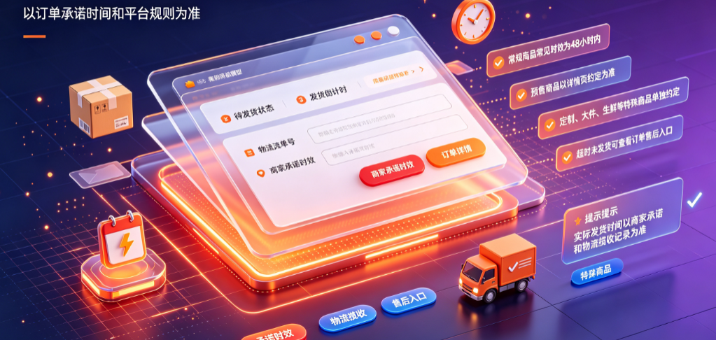 天猫商家发货时效是多久?以什么为准?