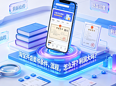 淘宝开店卖书条件、流程怎么开?利润大吗?_图书类目运营指南