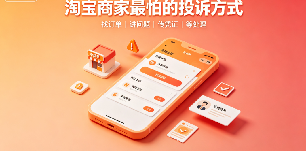 怎么投诉淘宝店铺?淘宝商家最怕的投诉方式