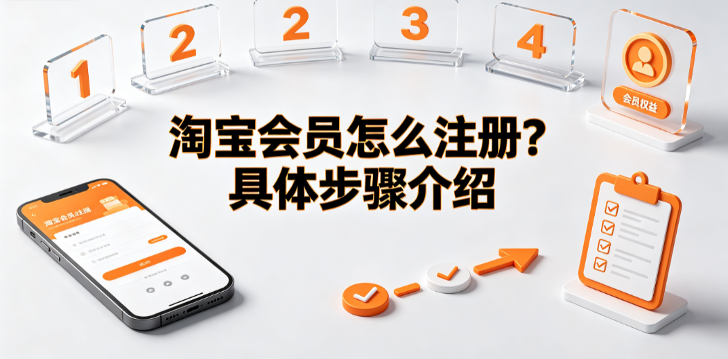淘宝会员怎么注册?具体步骤介绍