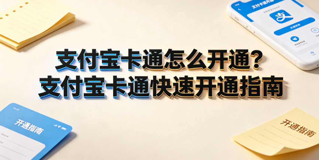 支付宝卡通怎么开通,支付宝卡通快速开通指南 支付实操指南