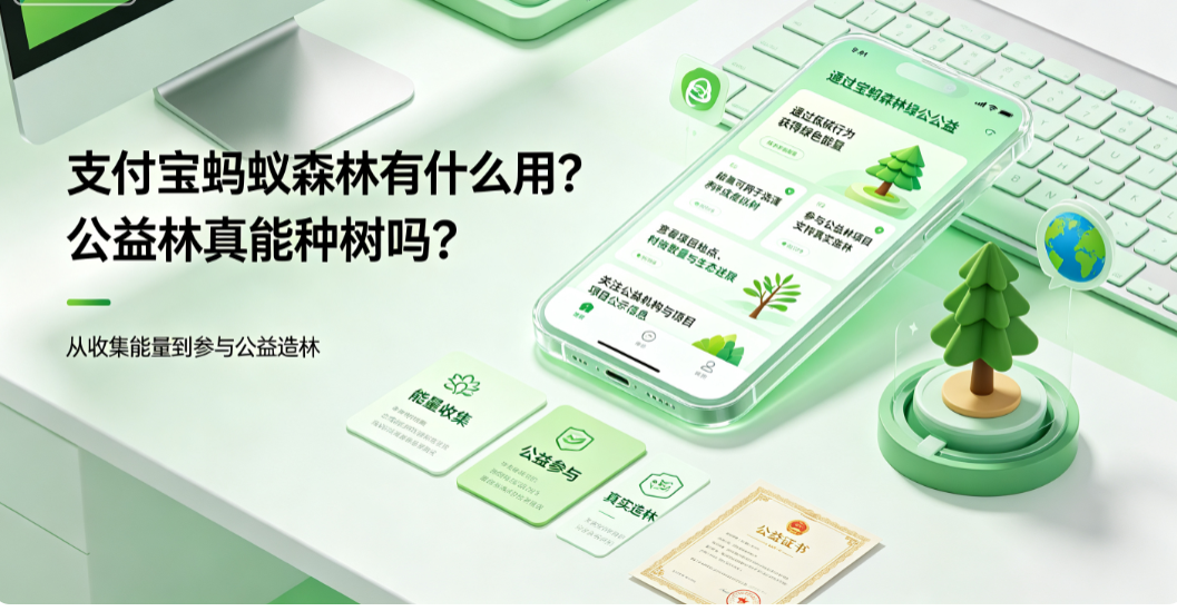 支付宝蚂蚁森林有什么用?公益林真能种树吗?