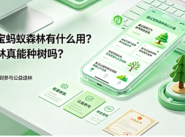 支付宝蚂蚁森林有什么用?公益林真能种树吗?