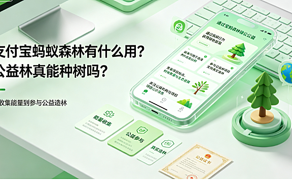 支付宝蚂蚁森林有什么用?公益林真能种树吗?