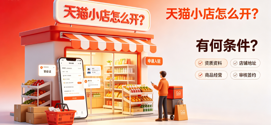 天猫小店怎么开？有何条件？
