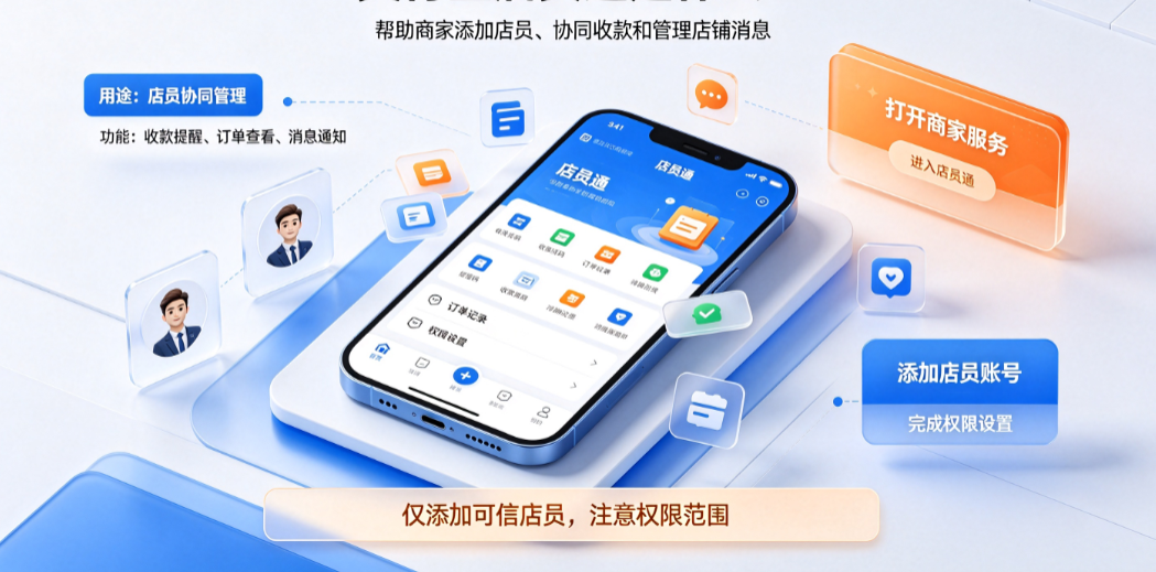 支付宝店员通是什么?怎么开通?