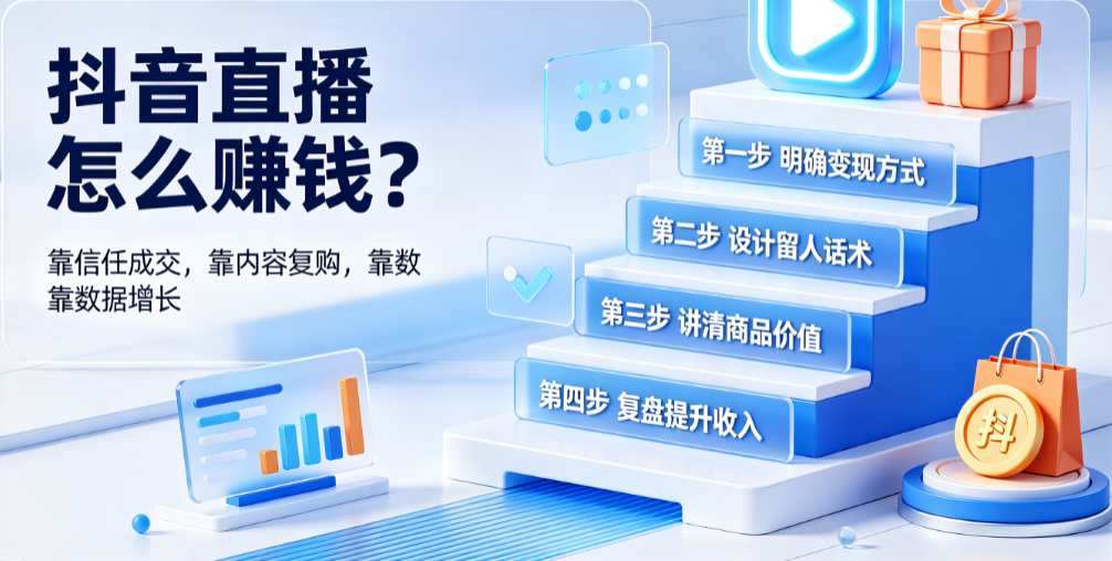 抖音直播怎么赚钱?有什么技巧方法?如何增收?抖币能变现吗?