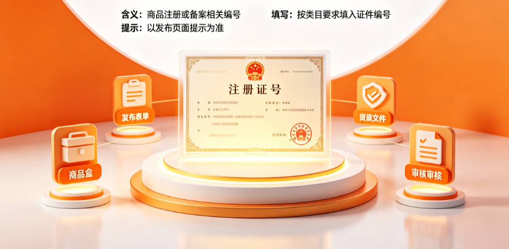 淘宝发布宝贝注册证号是什么?怎么填?