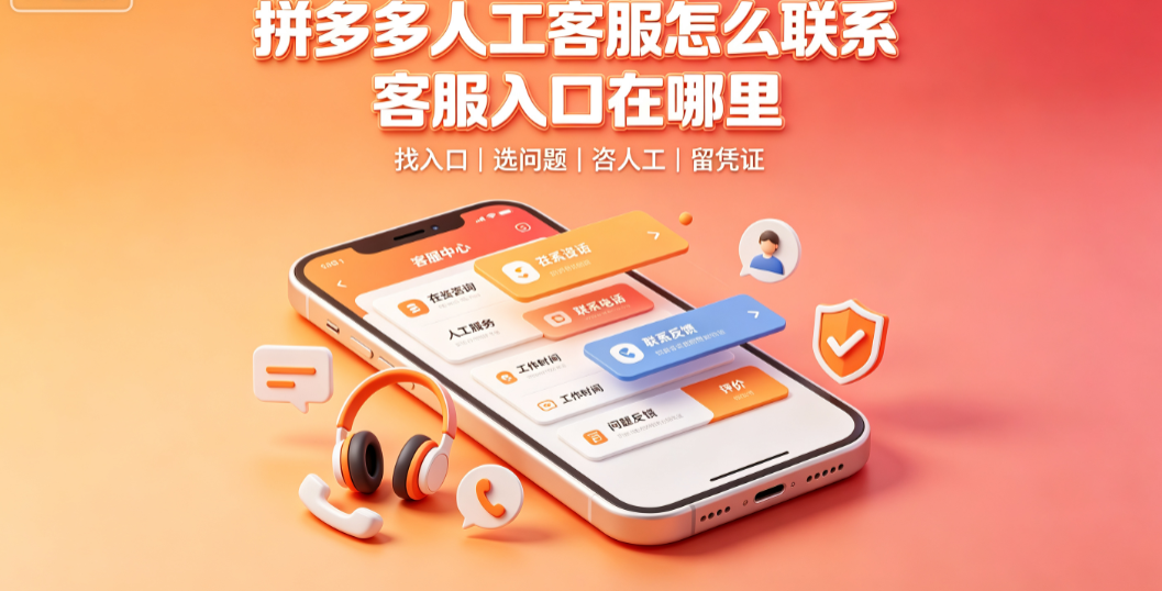 拼多多有人工客服吗?人工客服的联系方式