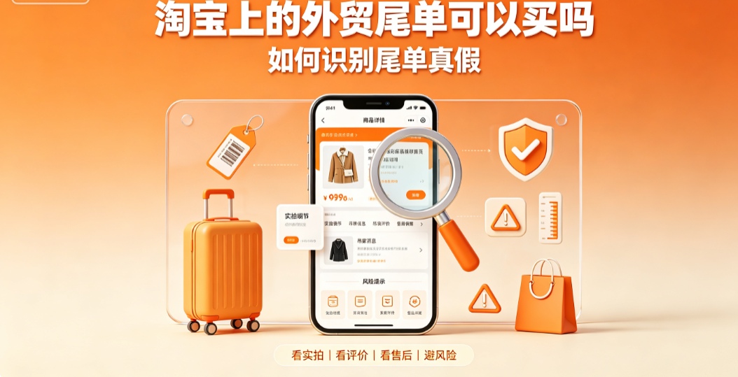 淘宝上的外贸尾单可以买吗?如何识别尾单真假?专业避坑指南