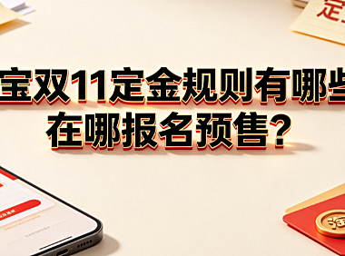 淘宝双11定金规则有哪些?在哪报名预售? 商家实操指南