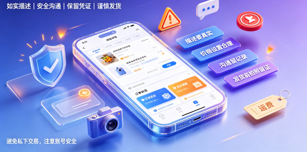 闲鱼个人怎么卖东西?注意事项有哪些?