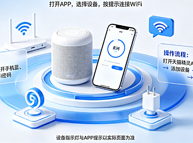 天猫精灵x1怎么连接网络?操作流程是什么?配网全指南