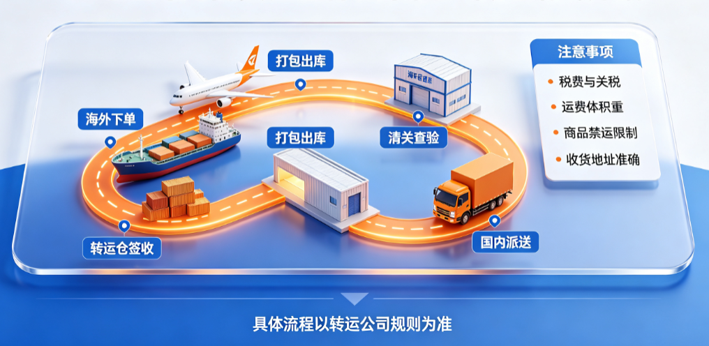 亚马逊海淘需要注意什么东西?转运路线介绍