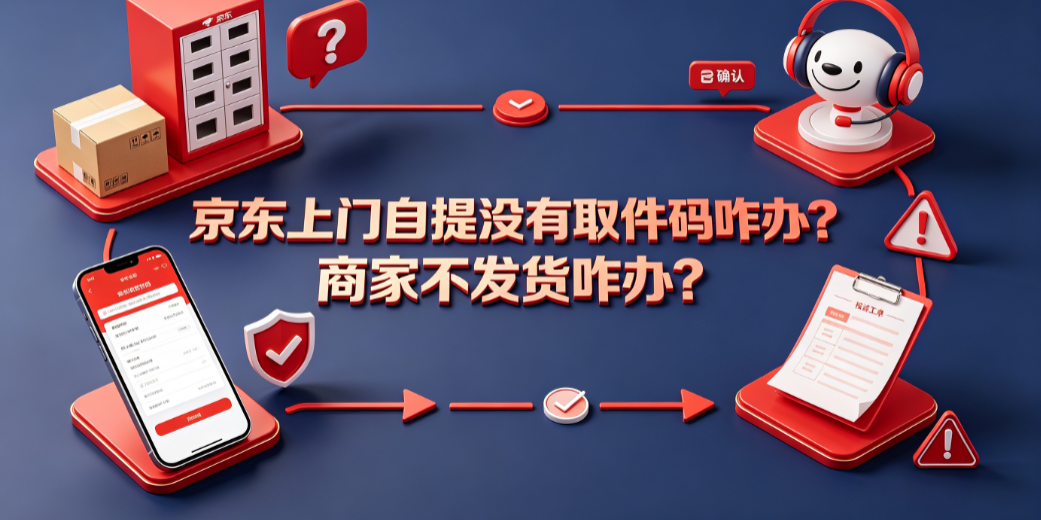 京东上门自提没有取件码咋办?商家不发货咋办?