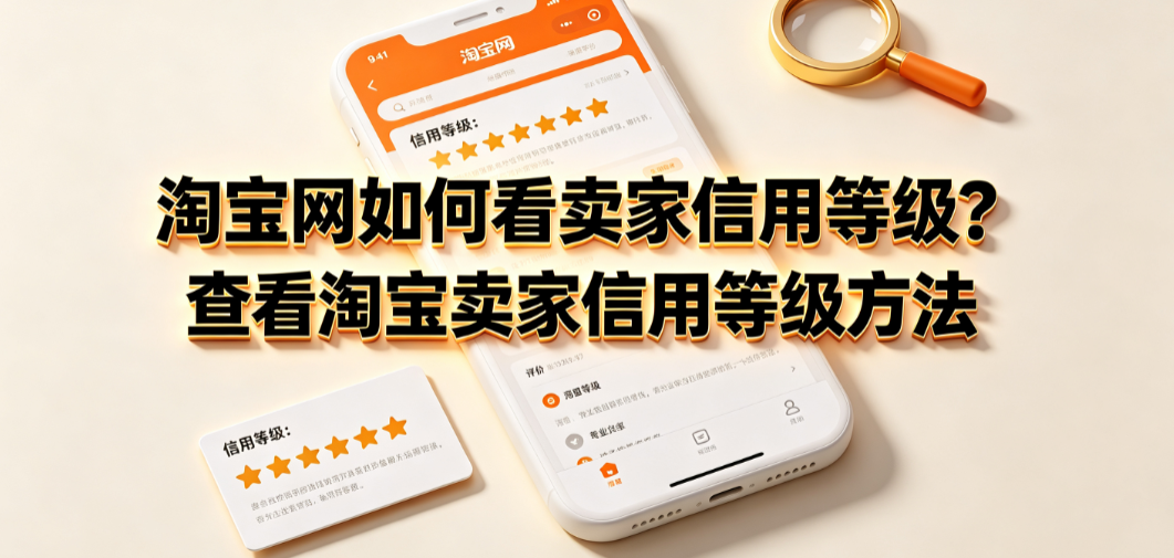 淘宝网如何看卖家信用等级?查看淘宝卖家信用等级方法