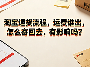 淘宝退货流程怎么走？运费谁出怎么寄回去有影响吗