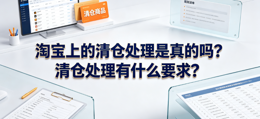 淘宝上的清仓处理是真的吗?清仓处理有什么要求?
