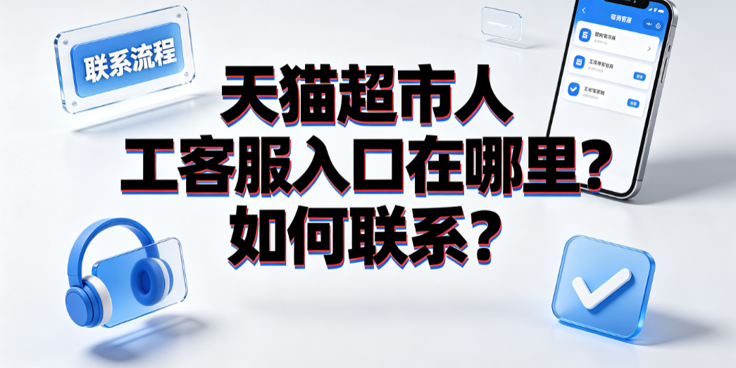天猫超市人工客服入口在哪里?如何联系?
